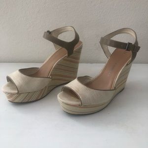 LC Lauren Conrad Platform Wedge Shoes